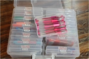 How to organize craft and art supplies