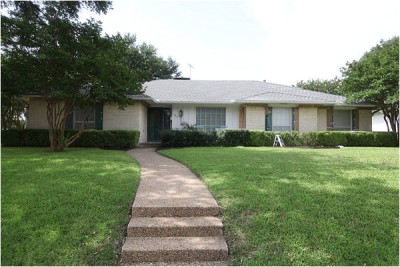 Painted Brick Exterior Makeover