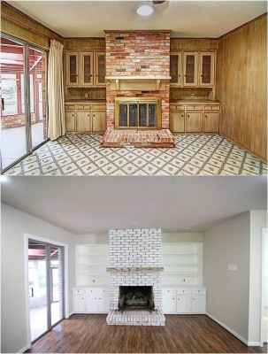 Before and After pictures- Insane final pictures of a flip house