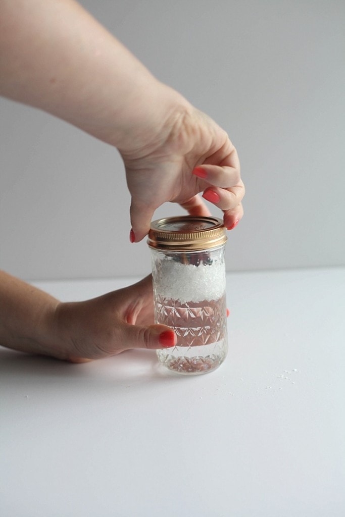 How to Make a Snow Globe in a Mason Jar Easy Custom Snow Globe