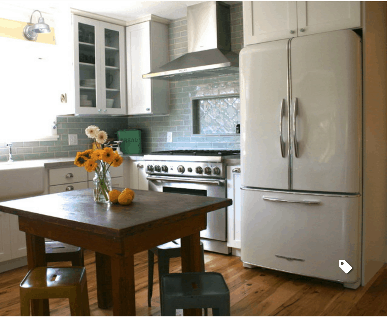 White Appliances {yes, you can} - The Inspired Room