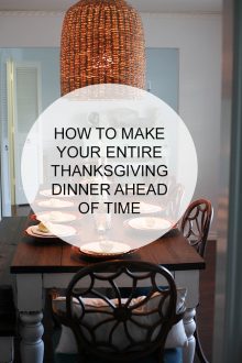 Make Ahead Thanksgiving Dishes - Time-Saving Cooking Tips - Run To Radiance