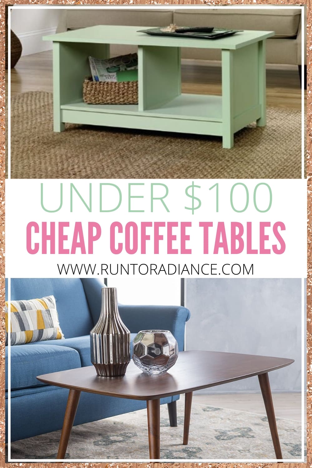 cheap coffee table with storage