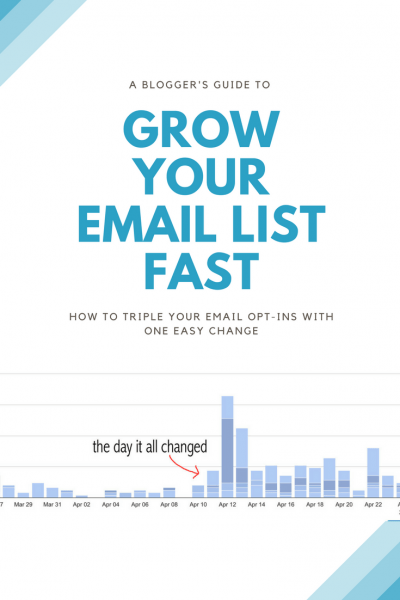 Blogging: How to Build An Email List Fast - Run To Radiance