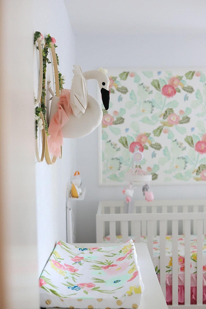 nursery wall decor girl
