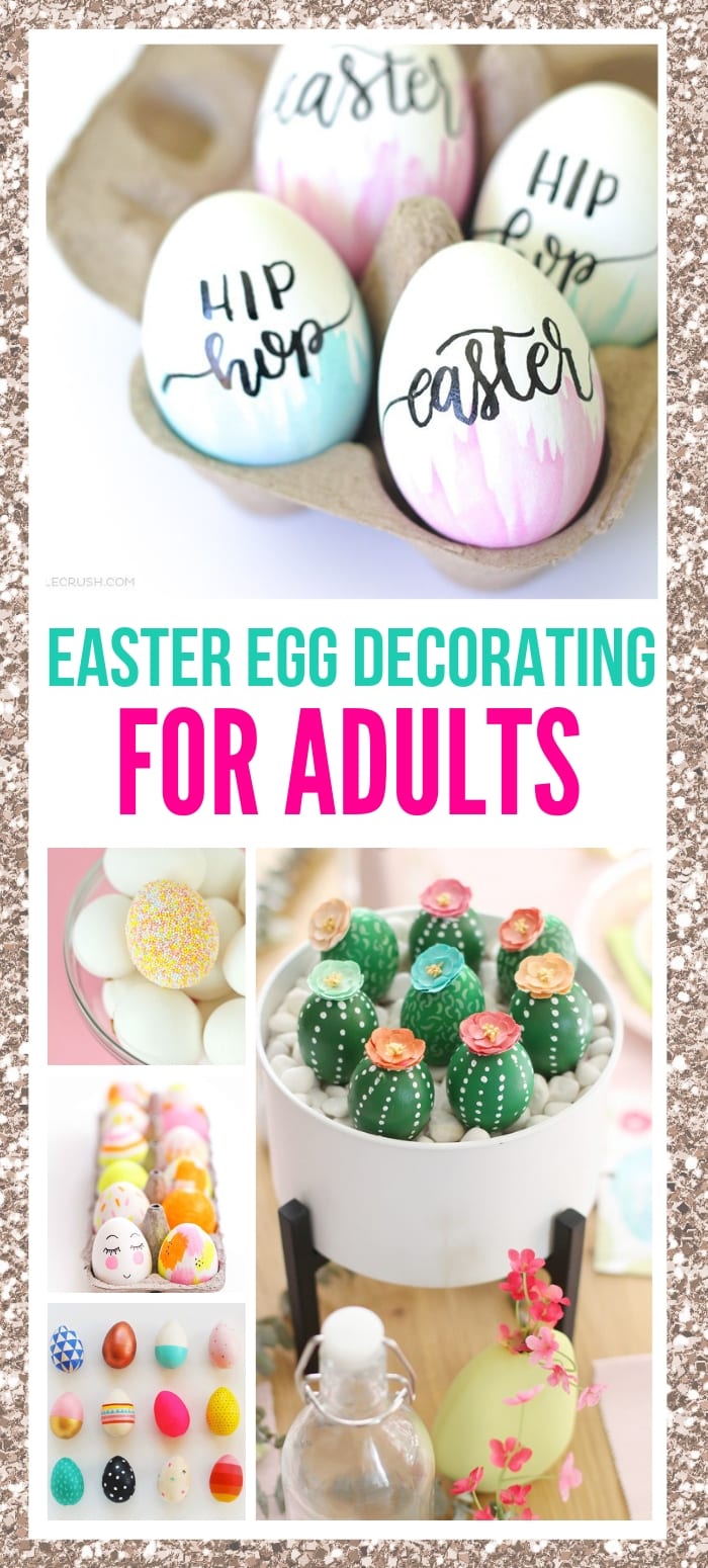 Easter Egg Decorating Ideas for Adults: Grown-Up Designs