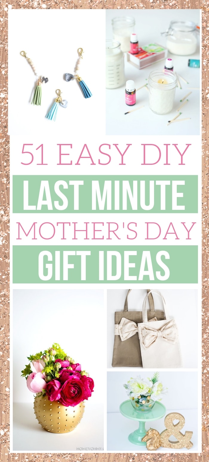 last minute homemade gifts for mom