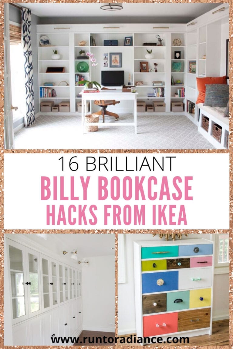 16 Brilliant Billy Bookcase Hacks From Ikea - Run To Radiance