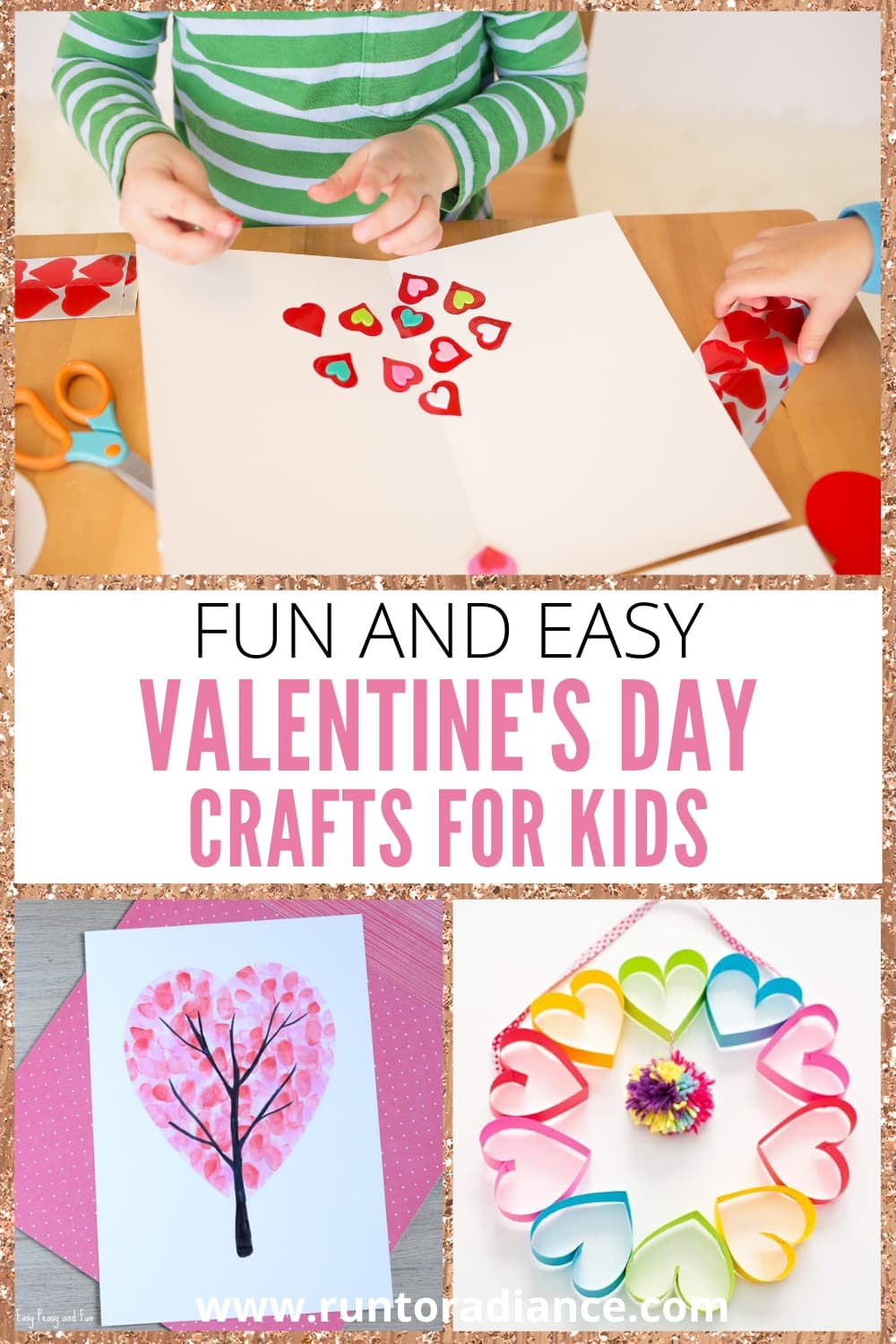 15 Creative Valentine's Day Crafts For Kids - Run To Radiance