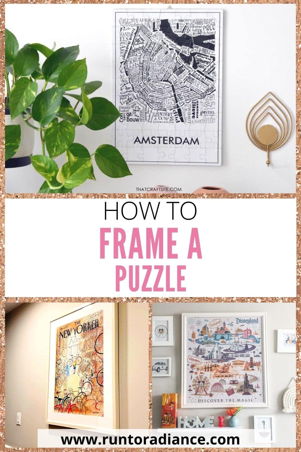 How To Frame A Puzzle & Cute Framed Puzzle Ideas Run To Radiance