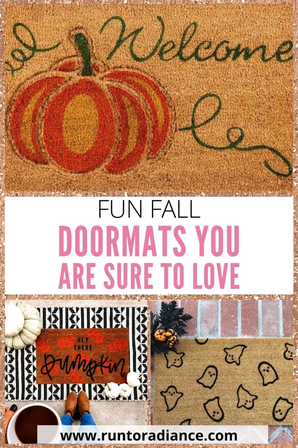 Fall Doormats You're Sure To Love - Run To Radiance