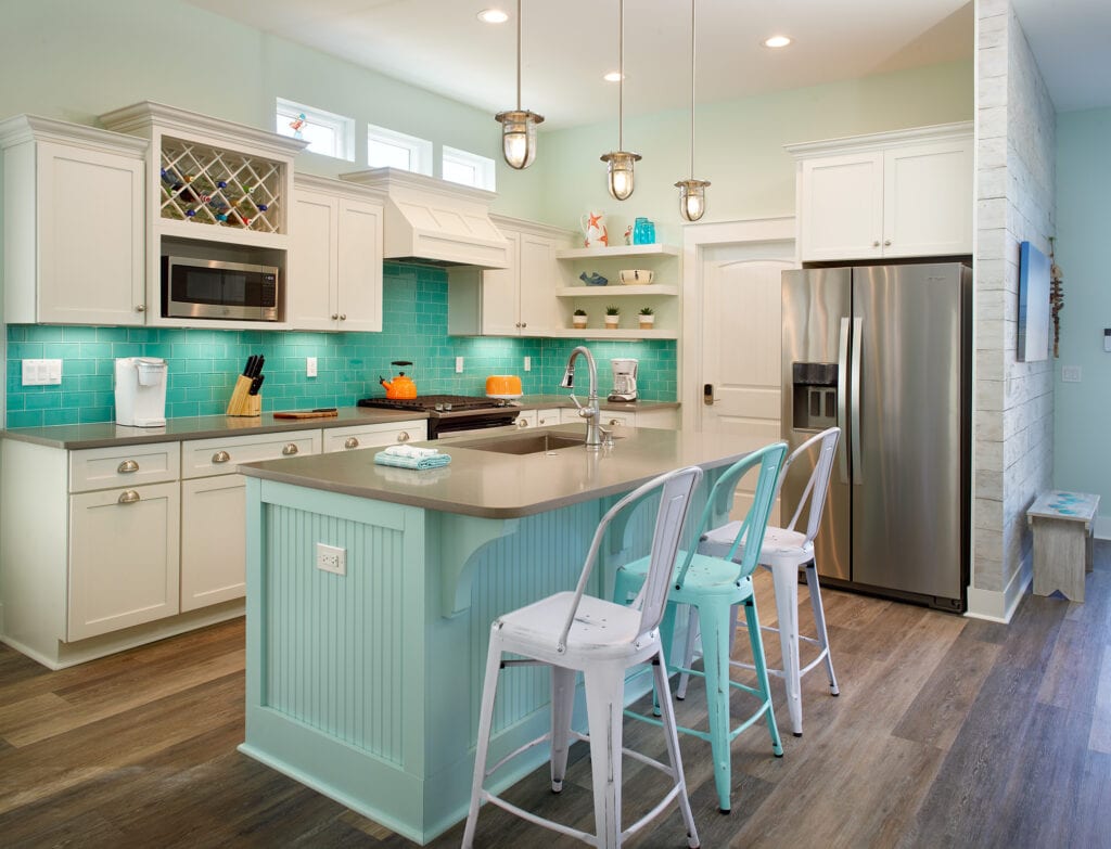 Trendspotting – Blue Two-Tone Kitchen Cabinets - Run To Radiance