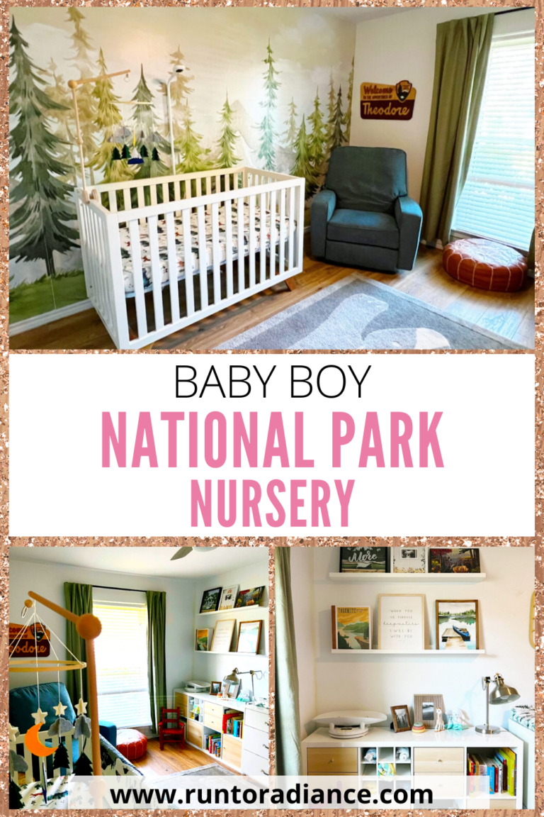 Baby Boy Nursery Tour: National Parks Theme Nursery - Run To Radiance