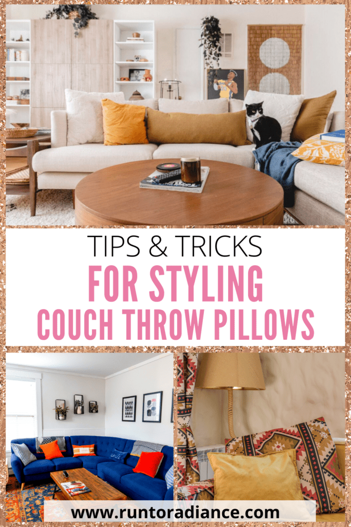 How To Style Pillows On A Sofa, Pillow Styling