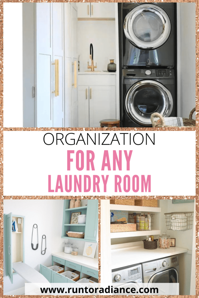 Organized laundry room - The Sunny Side Up Blog