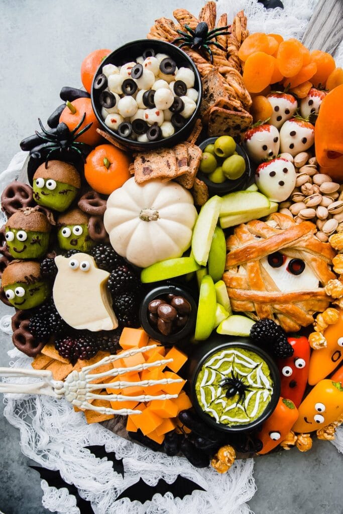 22+ Spooky Cute Halloween Charcuterie Board Ideas - Run To Radiance