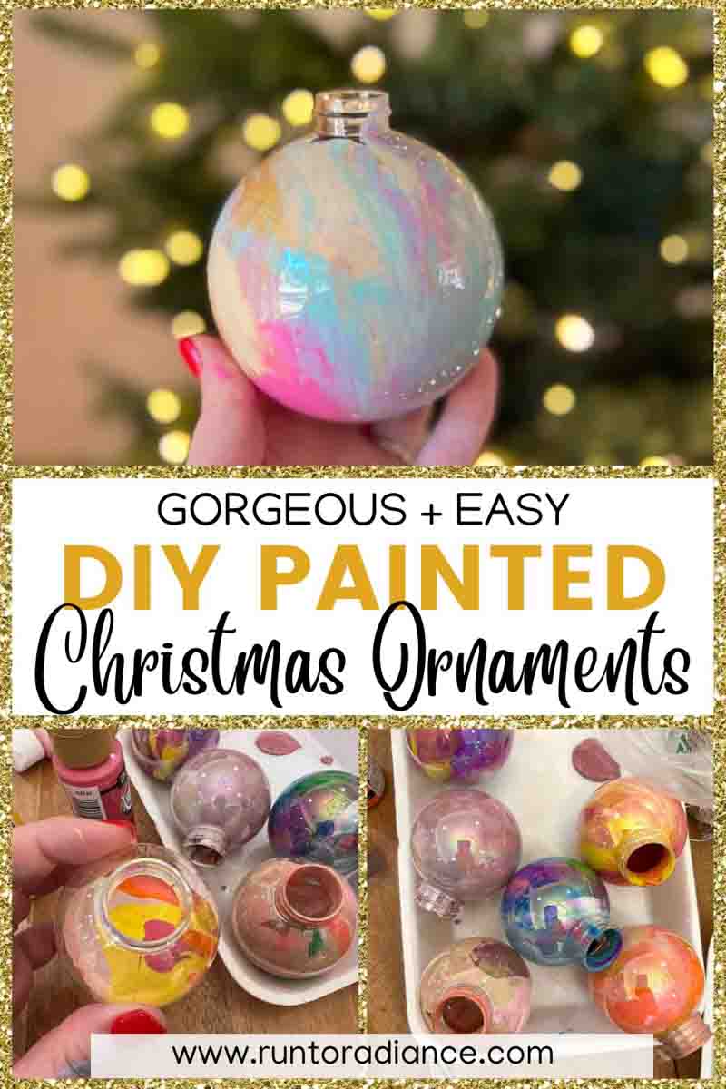 Easy, Gorgeous DIY Painted Ornaments (Perfect to Make with Kids!)